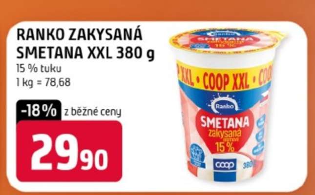 RANKO ZAKYSANÁ SMETANA XXL 380 g