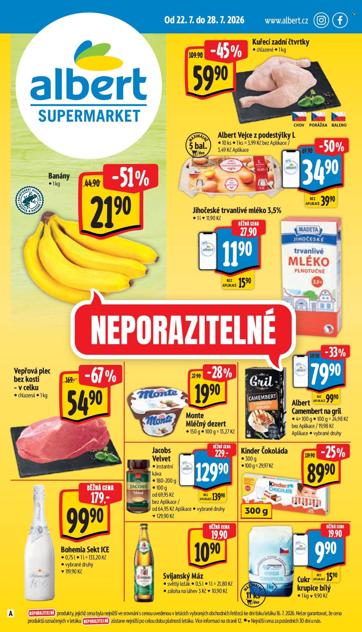 Leták Albert Supermarket - 22.7.2026 - 28.7.2026. Strana 1