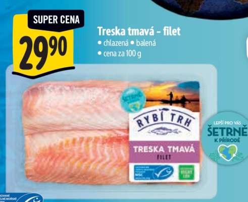 Treska tmavá – filet