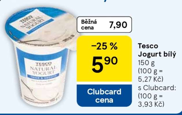 Tesco Jogurt bílý