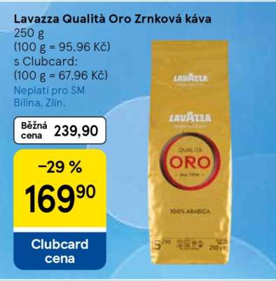 Lavazza Qualità Oro Zrnková káva