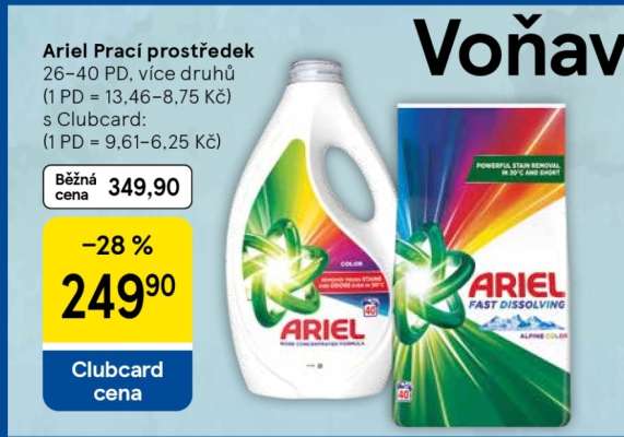 Ariel prací prostředek
