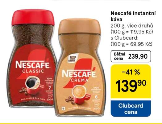 NESCAFÉ Instantní káva