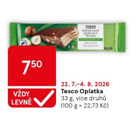 Tesco Oplatka