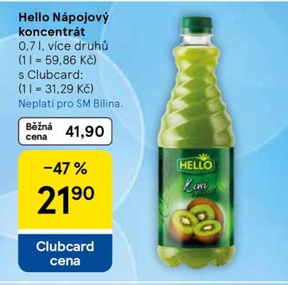 Hello Nápojový koncentrát