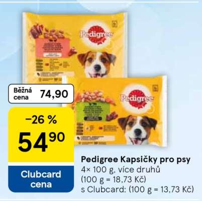 Pedigree kapsičky pro psy