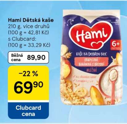 Hami Dětská kaše