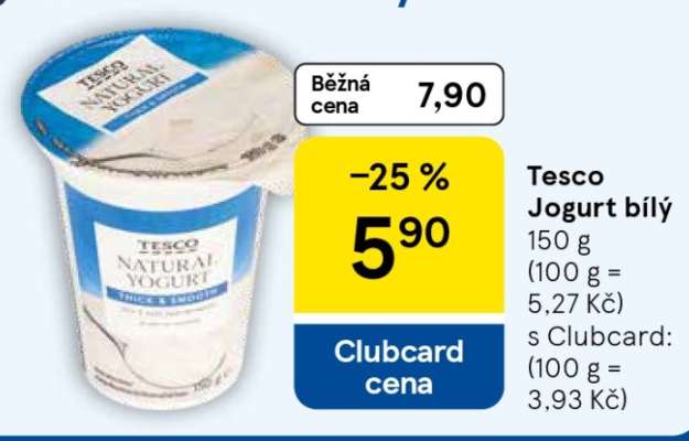 Tesco Jogurt bílý