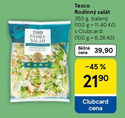 Tesco Rodinný salát