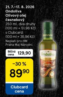 Ondoliva Olivový olej česnekový