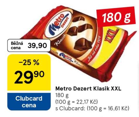 METRO DEZERT KLASIK XXL
