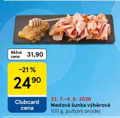 MEDOVÁ ŠUNKA VÝBĚROVÁ