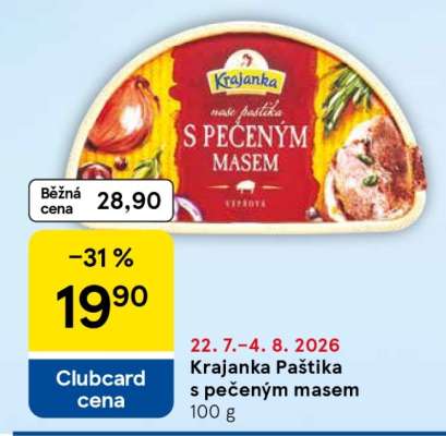 Krajanka Paštika s pečeným masem
