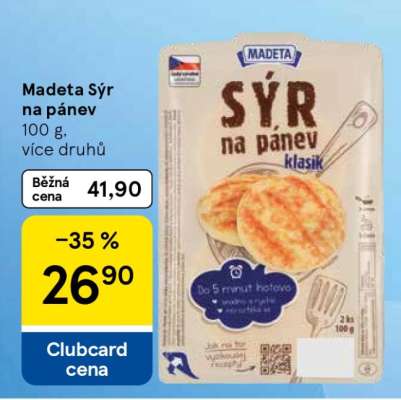 Madeta Sýr na pánev