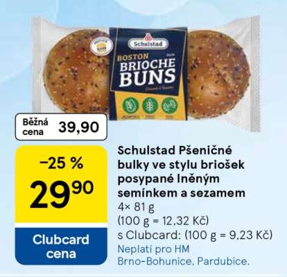 Schulstad Pšeničné bulky ve stylu briošek