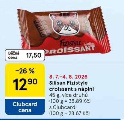 Silisan Fizistyle croissant s náplní