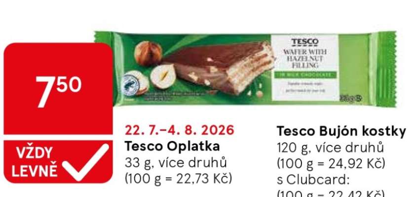 Tesco Oplatka