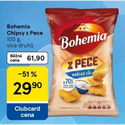 Bohemia Chipsy z Pece