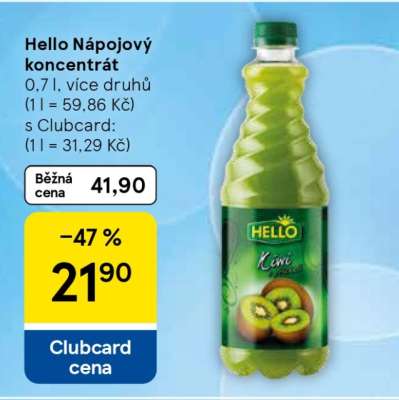 Hello Nápojový koncentrát