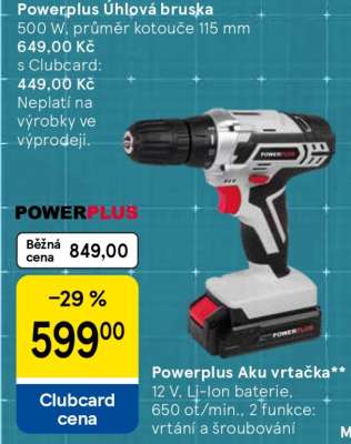 Powerplus Aku vrtačka