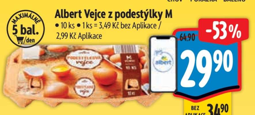 Albert Vejce z podestýlky M