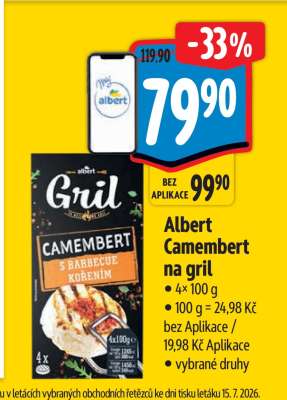 Albert Camembert na gril