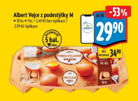 Albert Vejce z podestýlky M