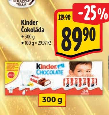 Kinder čokoláda