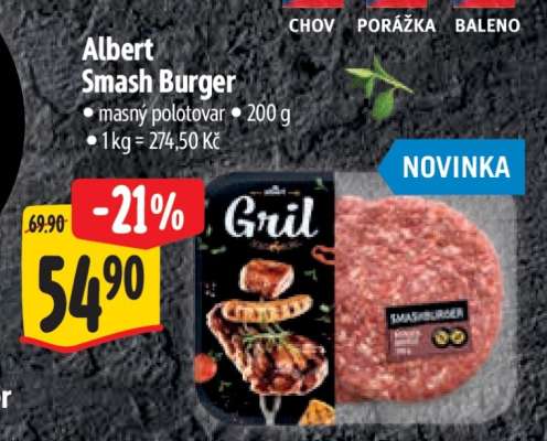 Albert Smash burger
