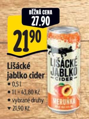 LIŠÁCKÉ JABLKO Cider