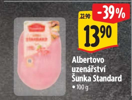 Albertovo uzenářství Šunka Standard