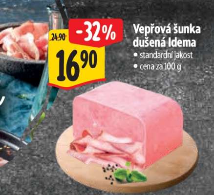Vepřová šunka dušená Idema
