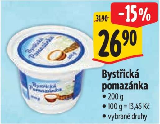 BYSTŘICKÁ POMAZÁNKA