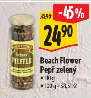 Beach Flower Pepř zelený