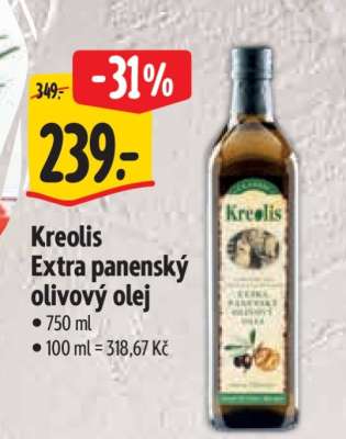 Kreolis Extra panenský olivový olej