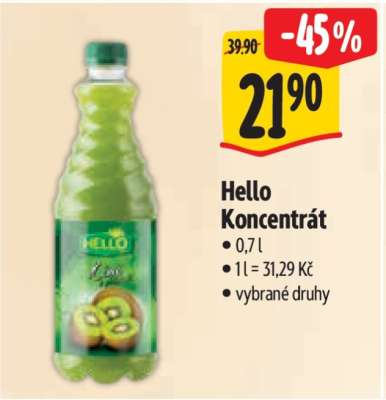 Hello koncentrát