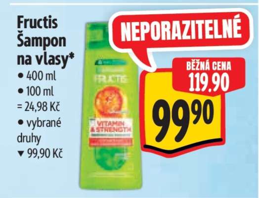 Fructis šampon na vlasy