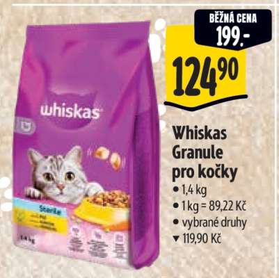 Whiskas Granule pro kočky