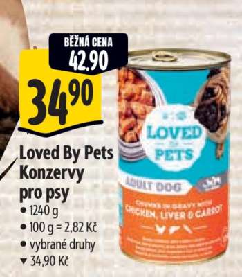 Loved By Pets Konzervy pro psy