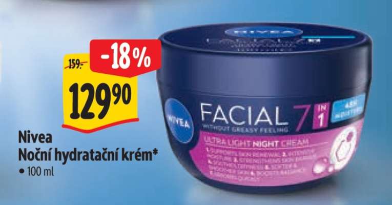 Nivea Noční hydratační krém
