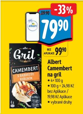 Albert Camembert na gril