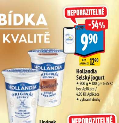 Hollandia Selský jogurt