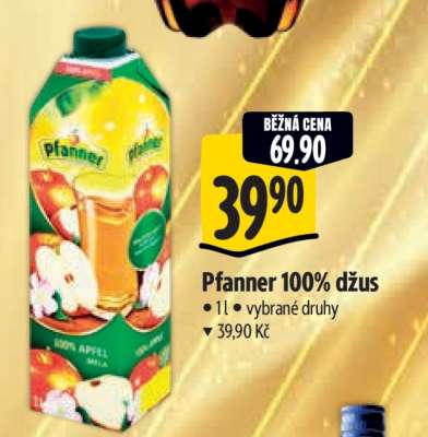 Pfanner 100% džus