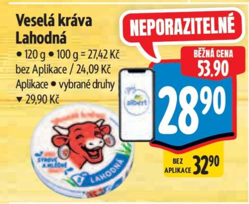 Veselá kráva lahodná
