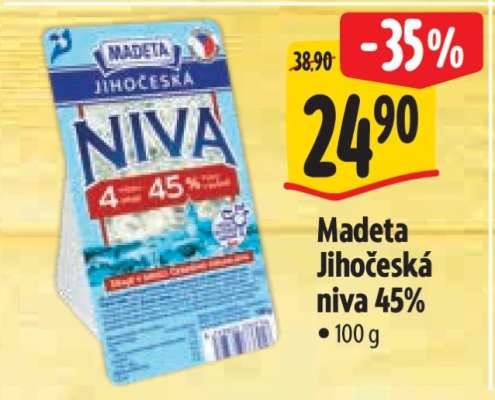 Madeta Jihočeská Niva 45%
