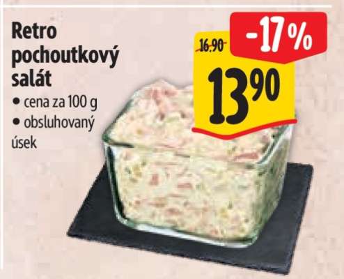 RETRO Pochoutkový salát