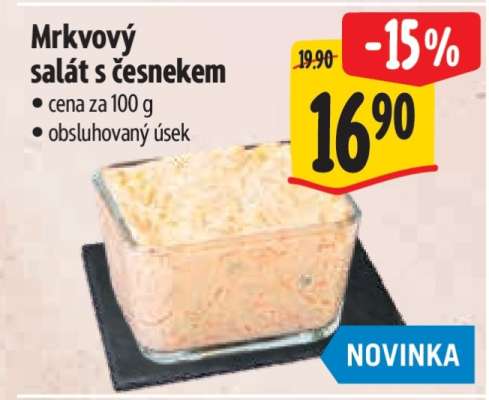 Mrkvový salát s česnekem