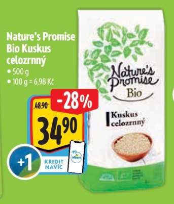 Nature’s Promise Bio Kuskus celozrnný