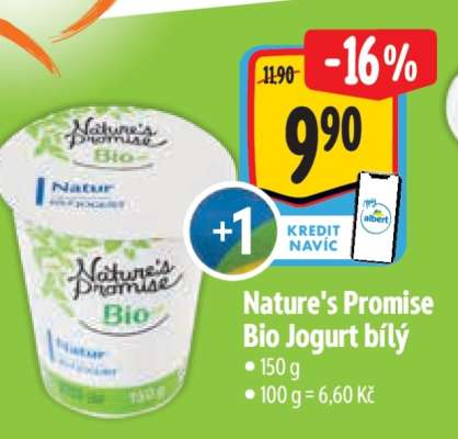 Nature’s Promise Bio Jogurt bílý