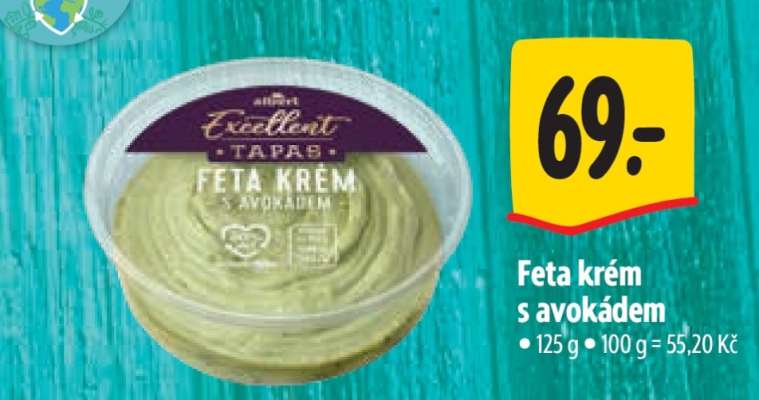 Feta krém s avokádem